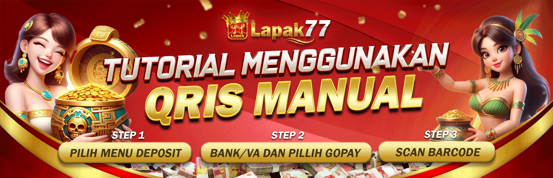 DEPOSIT QRIS MANUAL LAPAK77