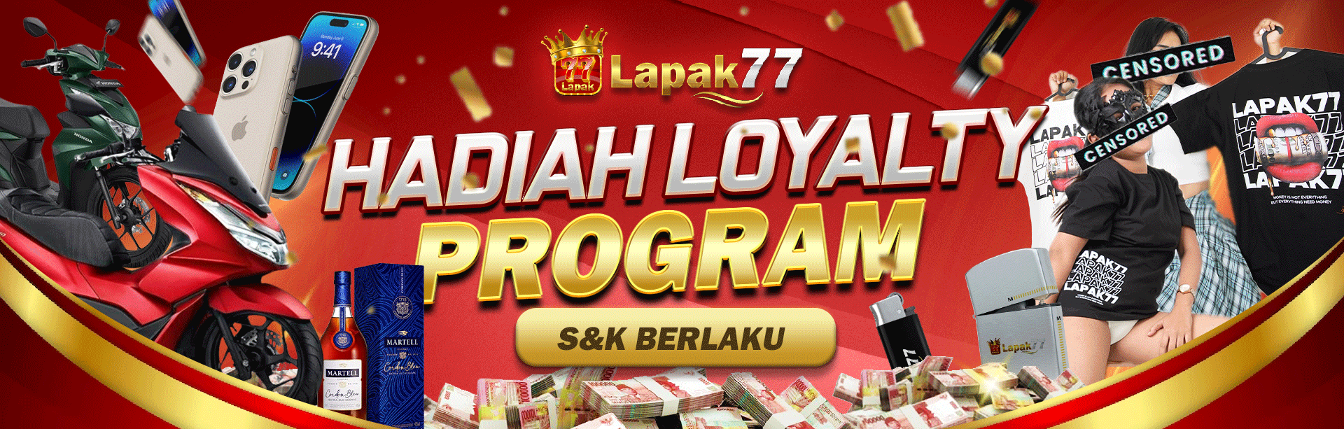 Claim Sekarang Loyality Program Lapak77